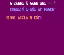 Image n° 7 - titles : Wizards & Warriors III